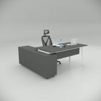 Smart Çalışma Masası Antrasit (160cm Alt Etajerli)