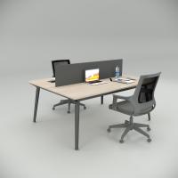Smart İkili Çalışma Masası Workstation Meşe